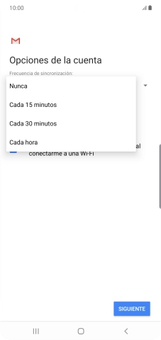 Pulsa el ajuste deseado. Pulsa el ajuste deseado.