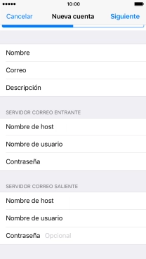 Pulsa Contraseña e introduce la contraseña de tu cuenta de correo electrónico. Pulsa Contraseña e introduce la contraseña de tu cuenta de correo electrónico.