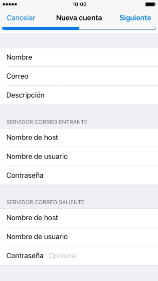 Pulsa Contraseña e introduce la contraseña de tu cuenta de correo electrónico. Pulsa Contraseña e introduce la contraseña de tu cuenta de correo electrónico.