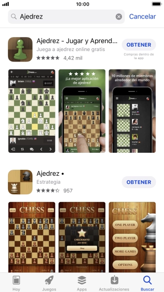 Pulsa la app deseada. Pulsa la app deseada.