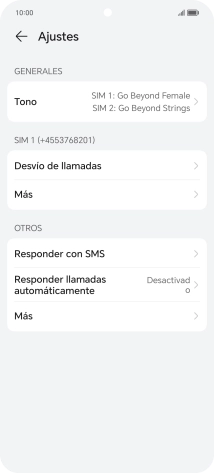 Pulsa Desvío de llamadas. Pulsa Desvío de llamadas.