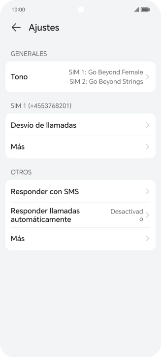 Pulsa Desvío de llamadas. Pulsa Desvío de llamadas.