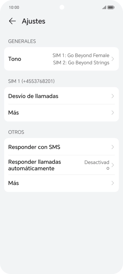 Pulsa Desvío de llamadas. Pulsa Desvío de llamadas.