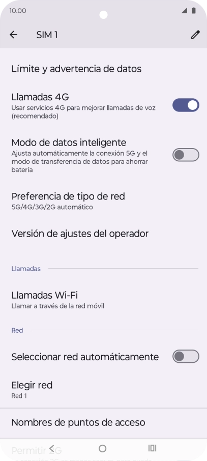Pulsa el indicador junto a Pulsa el indicador junto a