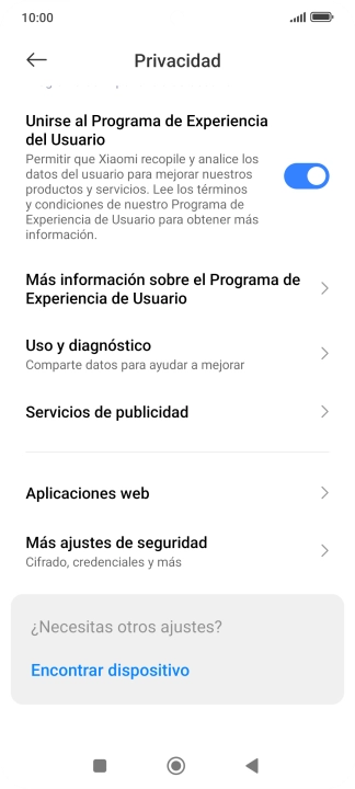 Pulsa Más ajustes de seguridad. Pulsa Más ajustes de seguridad.