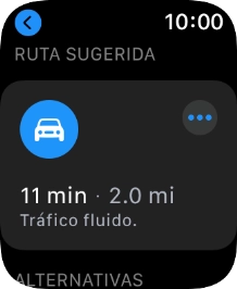 Pulsa la ruta deseada. Pulsa la ruta deseada.