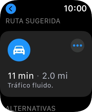 Pulsa la ruta deseada. Pulsa la ruta deseada.