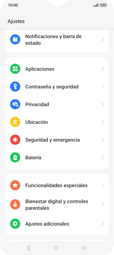 Pulsa Batería.