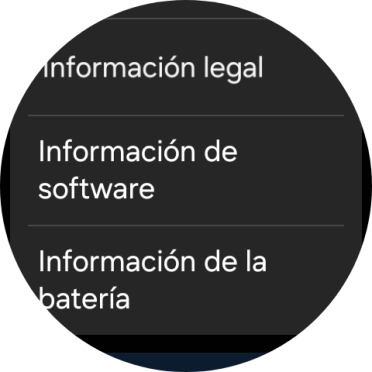 Pulsa Información de software. Pulsa Información de software.