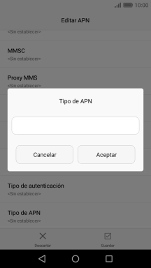 Introduce default y pulsa Aceptar. Introduce default y pulsa Aceptar.