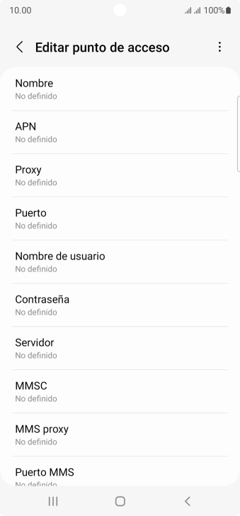 Pulsa Nombre.