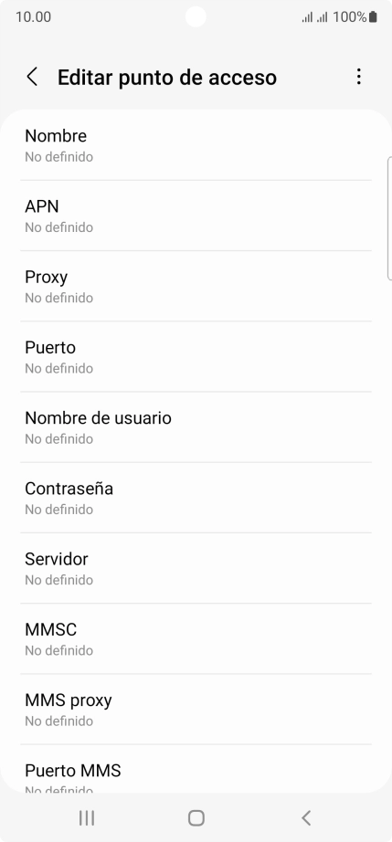 Pulsa Nombre.