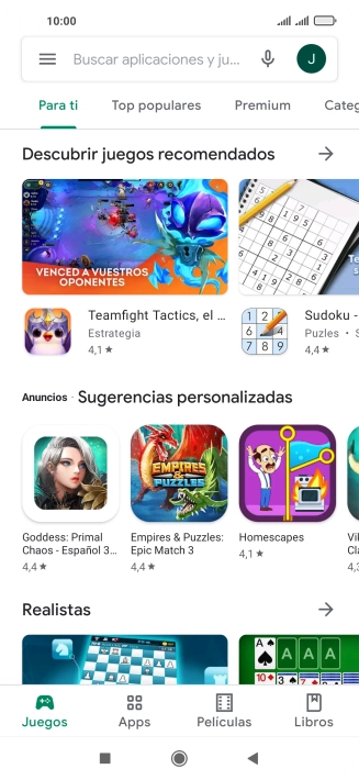 Desliza el dedo hacia la derecha desde la parte izquierda de la pantalla. Desliza el dedo hacia la derecha desde la parte izquierda de la pantalla.