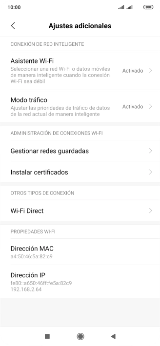 Pulsa Asistente Wi-Fi. Pulsa Asistente Wi-Fi.