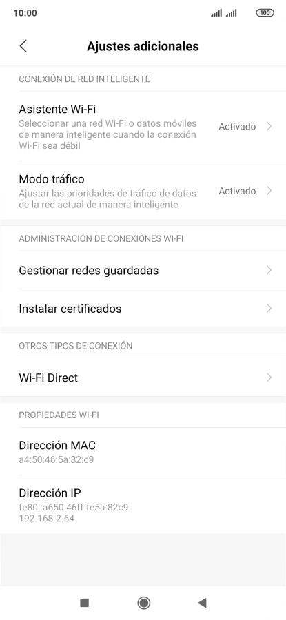 Pulsa Asistente Wi-Fi. Pulsa Asistente Wi-Fi.