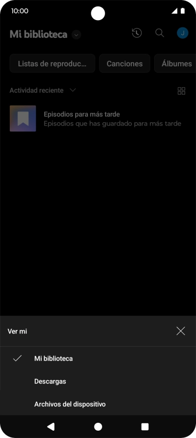 Pulsa una categoría y desplázate al archivo de música deseado. Pulsa una categoría y desplázate al archivo de música deseado.
