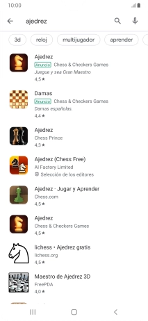 Pulsa la app deseada.