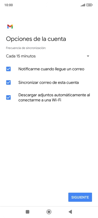 Pulsa la lista desplegable bajo 
