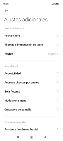 Pulsa Fecha y hora. Pulsa Fecha y hora.