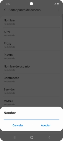 Introduce Vodafone Internet y pulsa Aceptar. Introduce Vodafone Internet y pulsa Aceptar.