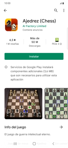 Pulsa Instalar y sigue las indicaciones de la pantalla para instalar la app. Pulsa Instalar y sigue las indicaciones de la pantalla para instalar la app.