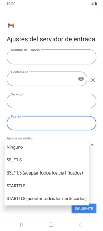 Pulsa SSL/TLS.