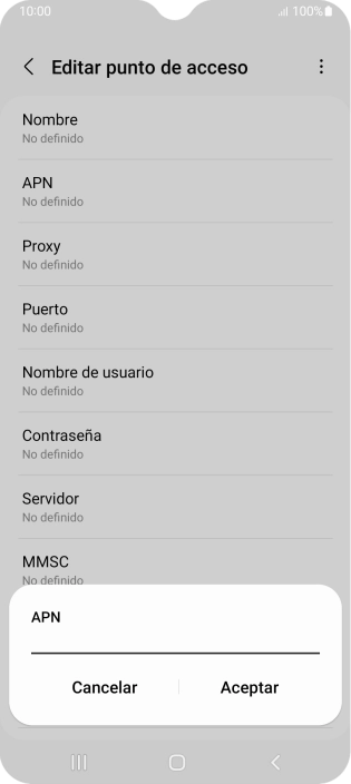 Introduce airtelwap.es y pulsa Aceptar. Introduce airtelwap.es y pulsa Aceptar.