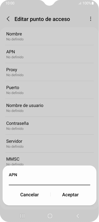 Introduce airtelwap.es y pulsa Aceptar. Introduce airtelwap.es y pulsa Aceptar.