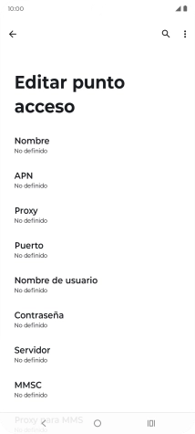 Pulsa Nombre.