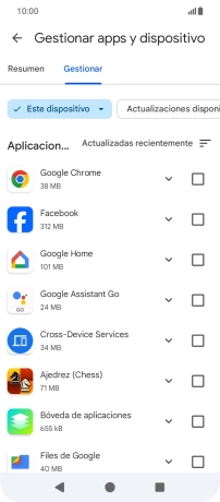 Pulsa la app deseada. Pulsa la app deseada.