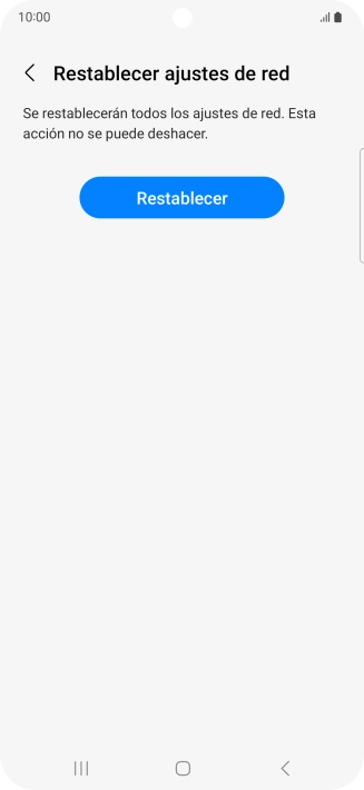 Pulsa Restablecer. Pulsa Restablecer.