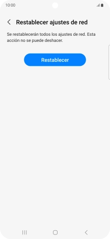 Pulsa Restablecer. Pulsa Restablecer.