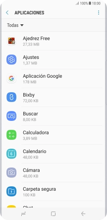 Pulsa la app deseada. Pulsa la app deseada.