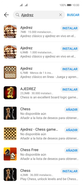 Pulsa la app deseada. Pulsa la app deseada.