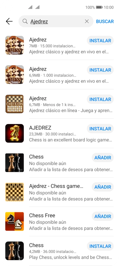 Pulsa la app deseada. Pulsa la app deseada.