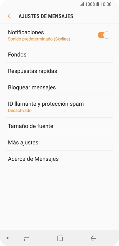 Pulsa Más ajustes. Pulsa Más ajustes.