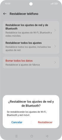 Pulsa Restablecer. Pulsa Restablecer.