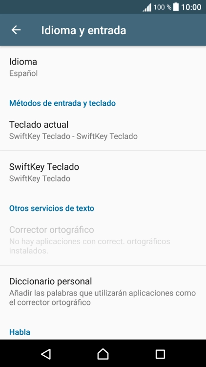 Pulsa SwiftKey Teclado. Pulsa SwiftKey Teclado.