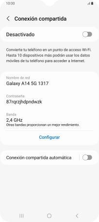 Pulsa Configurar. Pulsa Configurar.