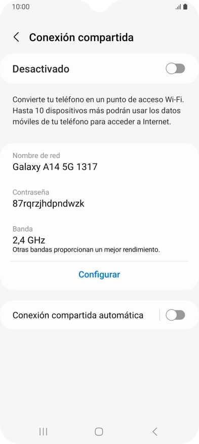 Pulsa Configurar. Pulsa Configurar.