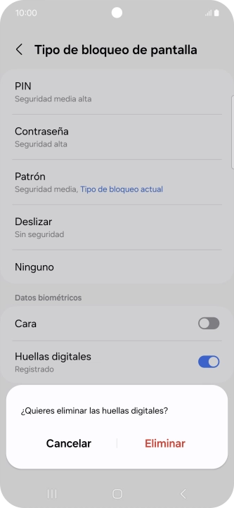 Pulsa Eliminar. Pulsa Eliminar.