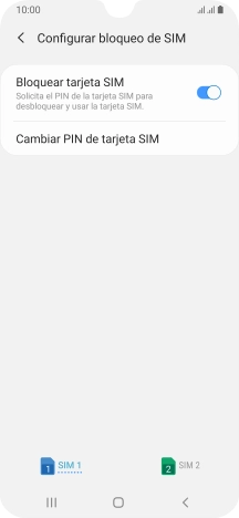 Pulsa la tarjeta SIM deseada. Pulsa la tarjeta SIM deseada.