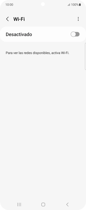 Pulsa el indicador para activar la función.