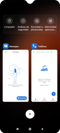 Para cerrar una sola aplicación en ejecución, desliza el dedo hacia la derecha sobre la aplicación deseada. Para cerrar una sola aplicación en ejecución, desliza el dedo hacia la derecha sobre la aplicación deseada.