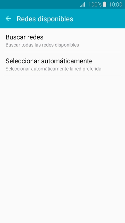 Pulsa Buscar redes y espera mientras el teléfono está buscando redes. Pulsa Buscar redes y espera mientras el teléfono está buscando redes.