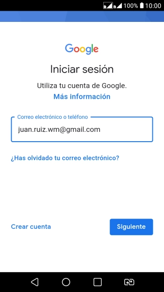 Pulsa Siguiente.