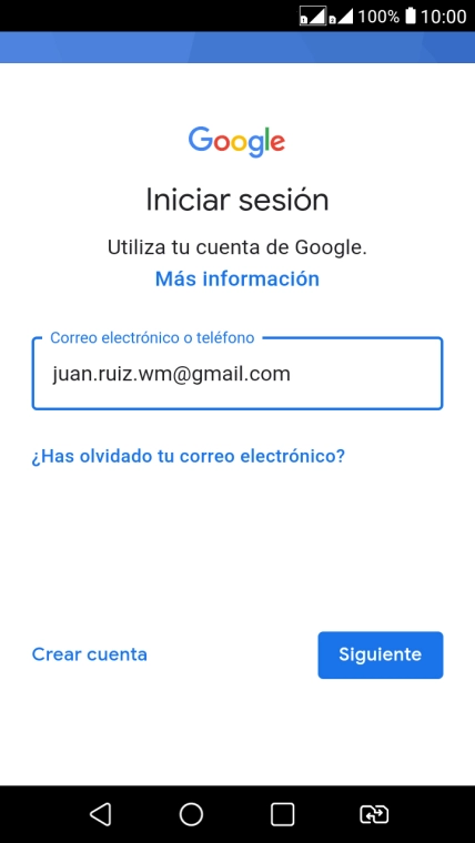 Pulsa Siguiente.