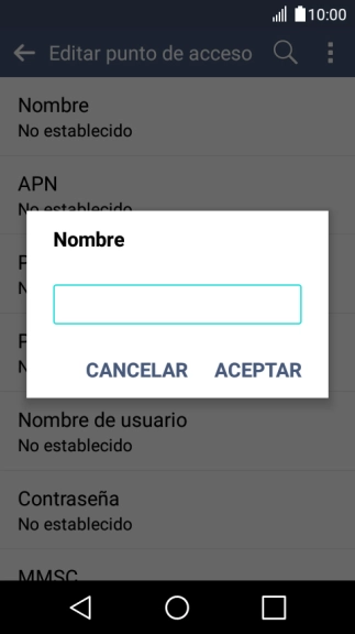 Introduce Vodafone Internet y pulsa ACEPTAR. Introduce Vodafone Internet y pulsa ACEPTAR.