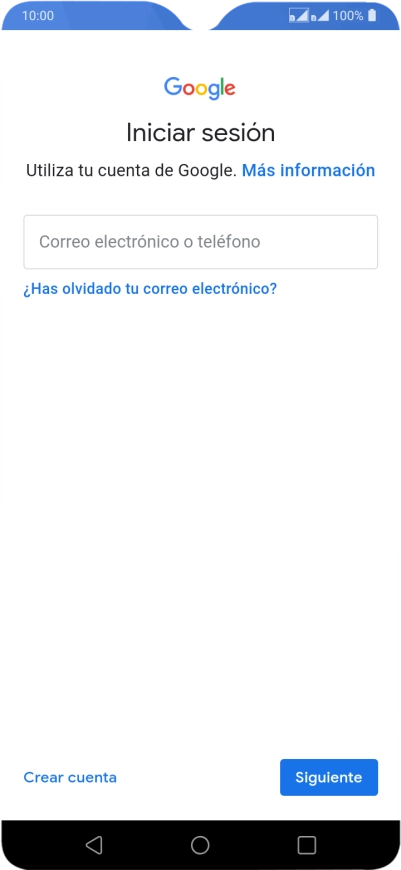 Si no tienes una cuenta de Google, pulsa Crear cuenta y sigue las indicaciones de la pantalla para ver cómo crear una cuenta nueva. Si no tienes una cuenta de Google, pulsa Crear cuenta y sigue las indicaciones de la pantalla para ver cómo crear una cuenta nueva.