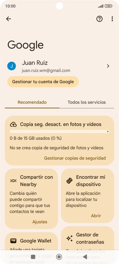 Pulsa Encontrar mi dispositivo. Pulsa Encontrar mi dispositivo.